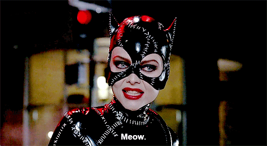 Image result for meow catwoman gif