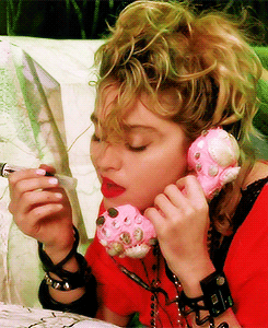 Image result for madonna on the phone